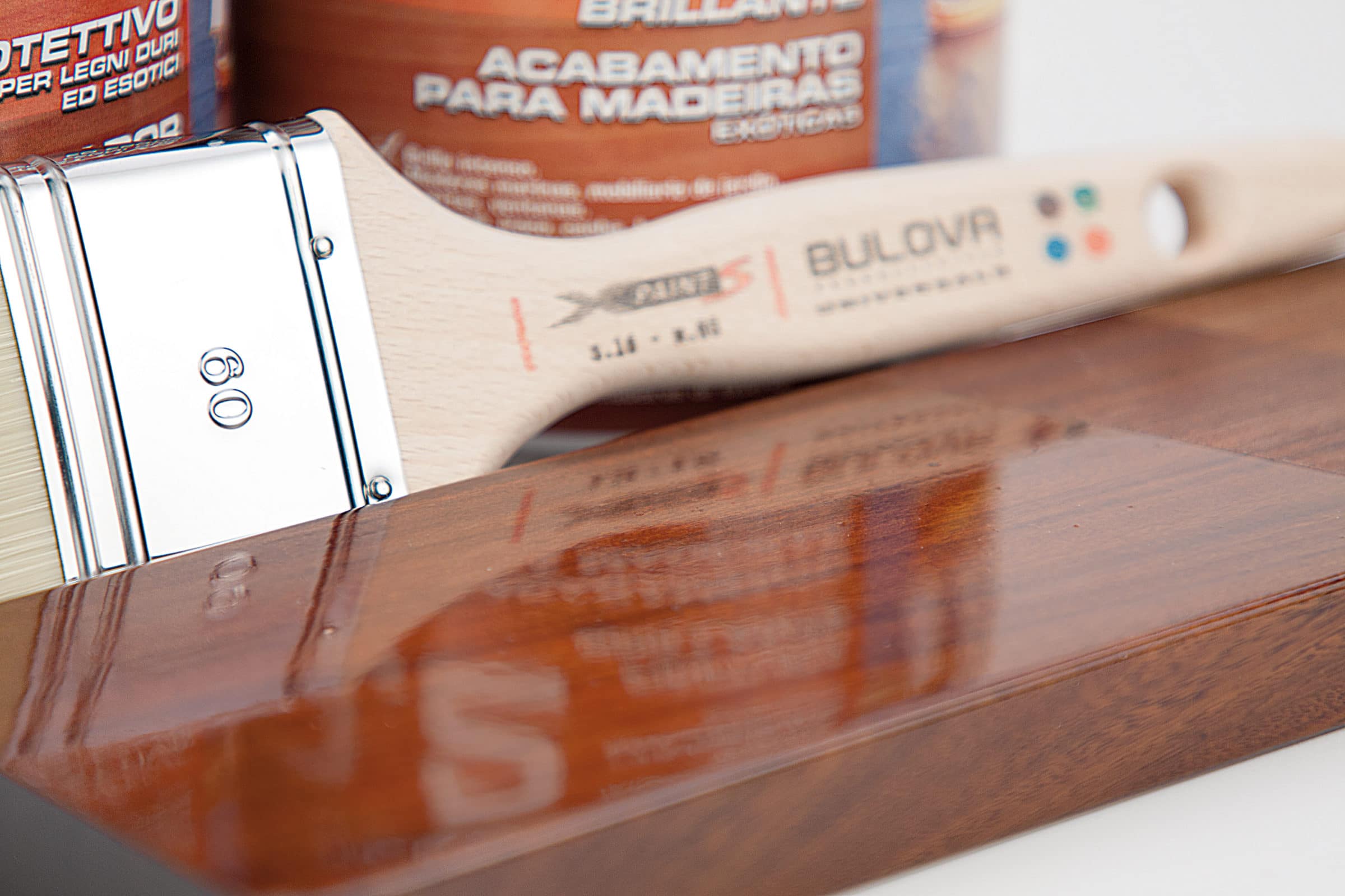 Deks Olje D1 and D2 applied to a baton