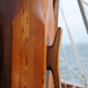 Deks Olje D2 applied to a sail boat mast