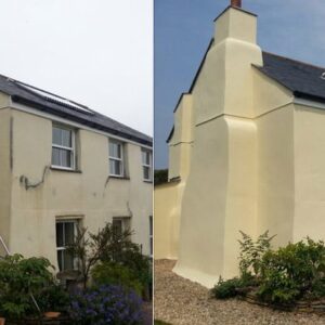 Farmhouse before & after using E-B Farmhouse before & after using E-B