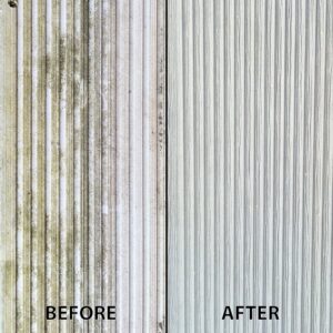 Compo-Clean on brown wood