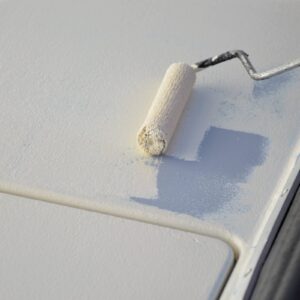 Owagrip in Champagne being applied via a roller