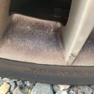 Alloy before application of Pura-Trol