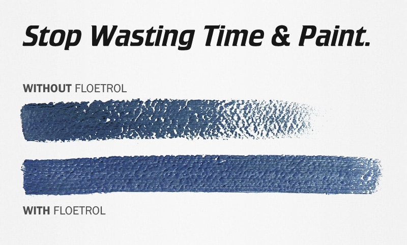 With Floetrol vs without Floetrol