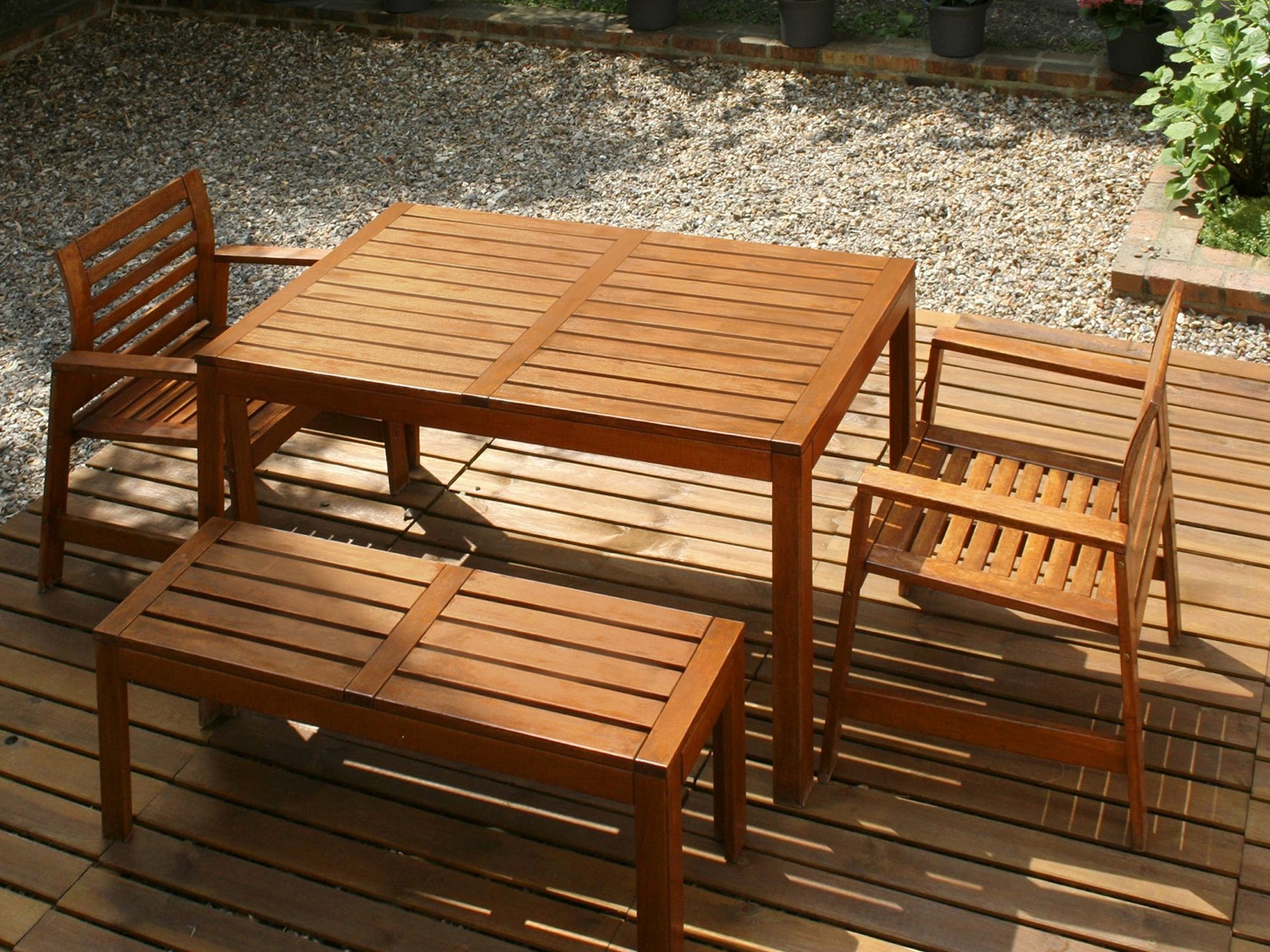 Garden furniture protected with Textrol