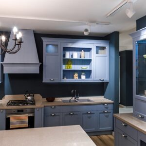 Blue kitchen
