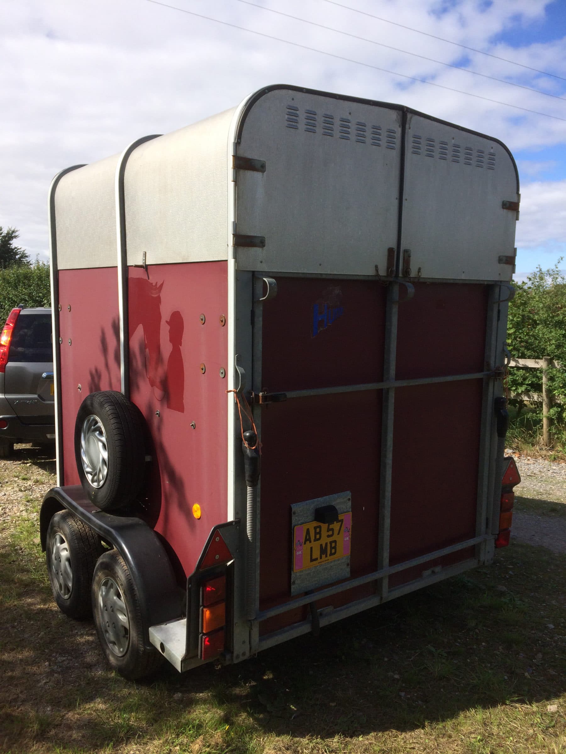 Back view before application of Polytrol