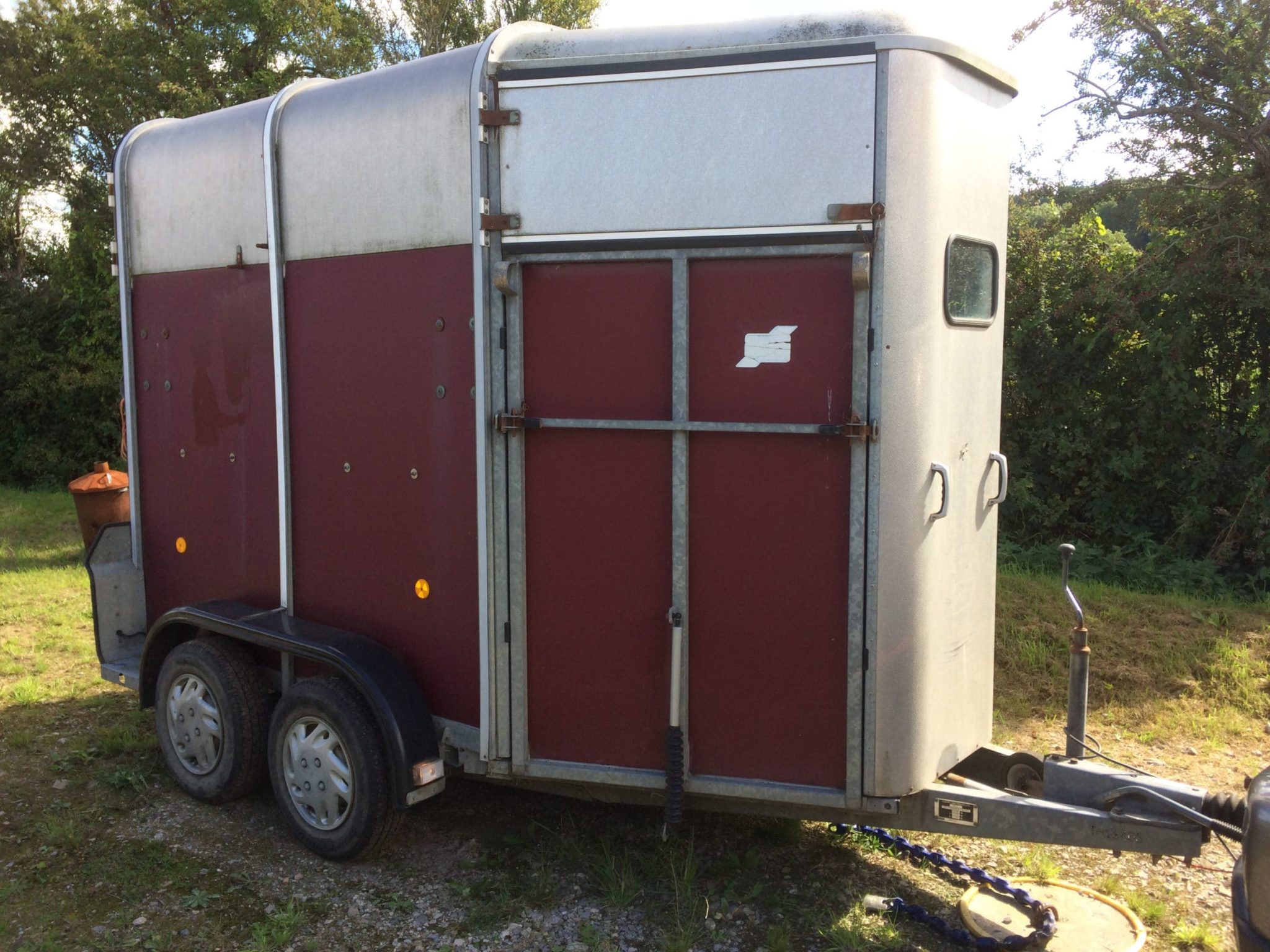 Side view before application of Polytrol