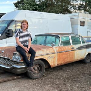 Before application of Owatrol Oil used on 1957 Chrysler Saratoga V8 by Toby Lee